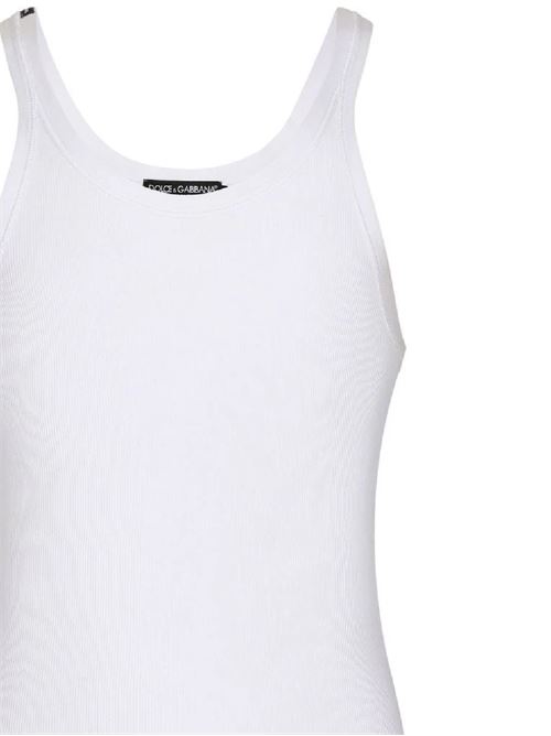 fine-rib tank top DOLCE&GABBANA | G8PA8TFU7AVW0800